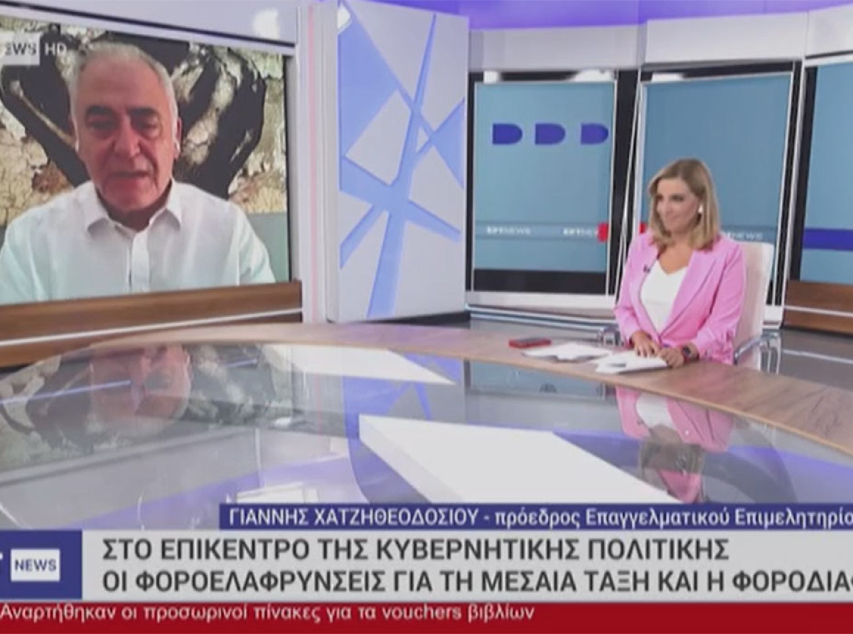 ΔΕΘ: Γενναία μέτρα στήριξης των ΜμΕ ζητεί ο Γ. Χατζηθεοδοσίου – Συνέντευξη στην ΕΡΤ