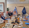Συνάντηση Γ. Χατζηθεοδοσίου με Αλ. Τσίπρα στο πλαίσιο της επίσκεψης του Προέδρου της ΕΛΑΣ στη ΓΣΕΒΕΕ