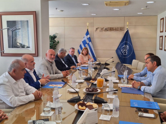 Συνάντηση Γ. Χατζηθεοδοσίου με Αλ. Τσίπρα στο πλαίσιο της επίσκεψης του Προέδρου της ΕΛΑΣ στη ΓΣΕΒΕΕ